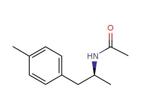 Molecular Structure of 1132758-32-7 (Acetamide, N-[(1S)-1-methyl-2-(4-methylphenyl)ethyl]-)