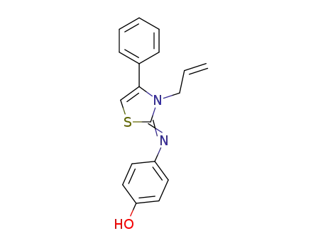 3-allyl-2-(p-hydroxyphenylimino)-4-phenyl-3H-thiazole