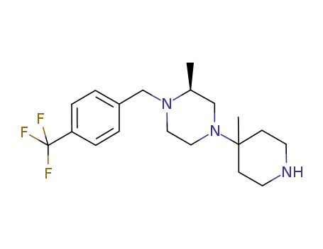 Molecular Structure of 306297-33-6 (C<sub>19</sub>H<sub>28</sub>F<sub>3</sub>N<sub>3</sub>)