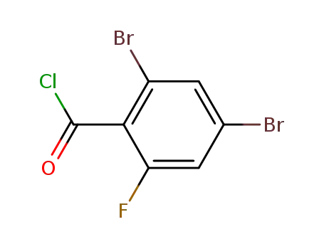 2,4-디브로모-6-플루오로벤조일염화물