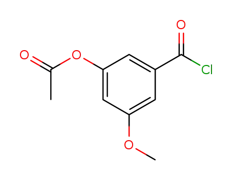 Molecular Structure of 97242-33-6 (3-(chlorocarbonyl)-5-methoxyphenyl acetate)