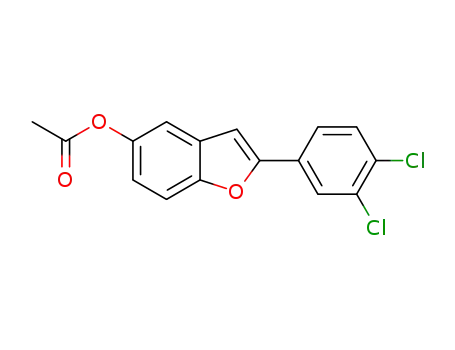 5-acetoxy-2-(3,4-dichlorophenyl)benzofuran