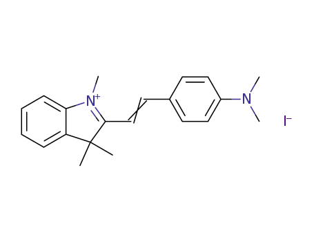 N,N-Dimethyl-4-[(E)-2-(1,3,3-trimethylindol-1-ium-2-yl)ethenyl]aniline;iodide