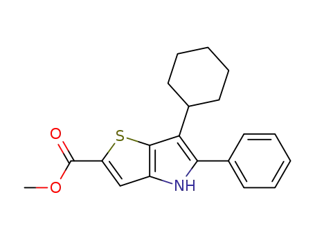 4H-Thieno[3,2-b]pyrrole-2-carboxylic acid, 6-cyclohexyl-5-phenyl-,
methyl ester