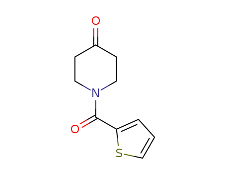Molecular Structure of 141945-71-3 (1-(thien-2-ylcarbonyl)piperidin-4-one)
