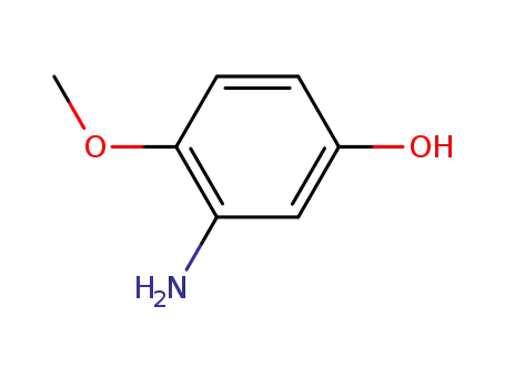 Molecular Structure of 29644-12-0 (3-Amino-4-methoxyphenol)