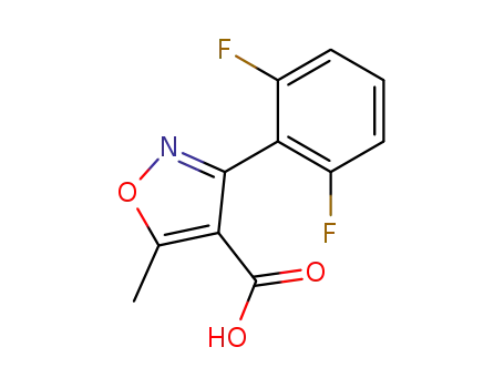 3-(2,6-difluoro-phenyl)-5-methyl-isoxazole-4-carboxylic acid