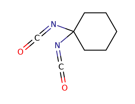 Molecular Structure of 19207-18-2 (1,4-cyclohexyl di-isocyanate)