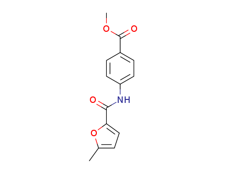 Benzoic acid, 4-[[(5-methyl-2-furanyl)carbonyl]amino]-, methyl ester (9CI)