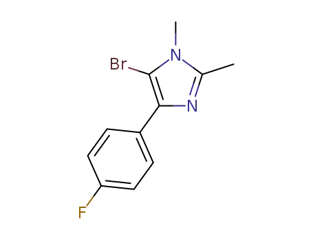 5-bromo-4-(4-fluorophenyl)-1,2-dimethyl-1H-imidazole