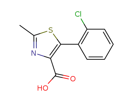 5-(2-CHLOROPHENYL)-2-METHYL-4-THIAZOLE CARBOXYLIC ACID
