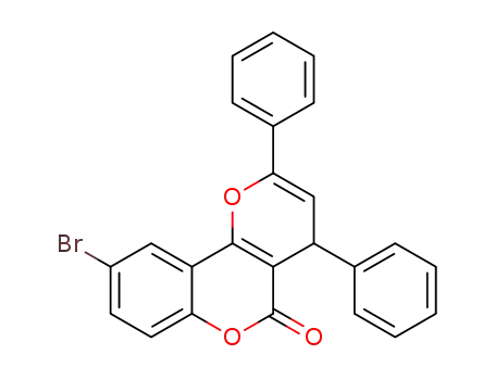 9-bromo-2,4-diphenylpyrano[3,2-c]chromen-5(4H)-one