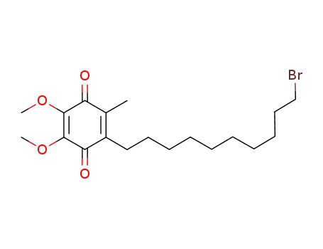 2,5-CYCLOHEXADIENE-1,4-DIONE,2-(10-BROMODECYL)-5,6-DIMETHOXY-3-METHYL-