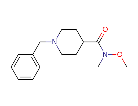 1-benzyl-N-methoxy-N-methylpiperidine-4-carboxamide
