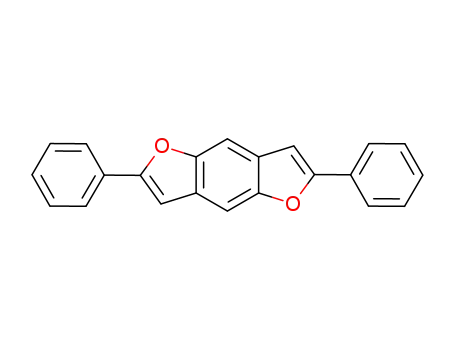 Molecular Structure of 5379-77-1 (2,6-Diphenylbenzo[1,2-b:4,5-b']difuran)