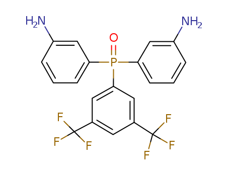 Bis(3-aminophenyl)-3,5-di(trifluoromethyl)phenylphosphine oxide