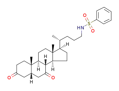 N-benzenesulfonyl-3,7-dioxo-5β-cholan-24-amine