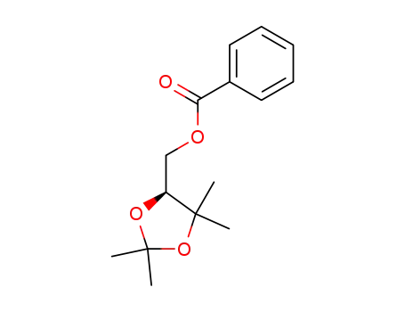 Benzoesaeure-<((4S)-2,2,5,5-tetramethyl-1,3-dioxolan-4-yl)methyl>ester
