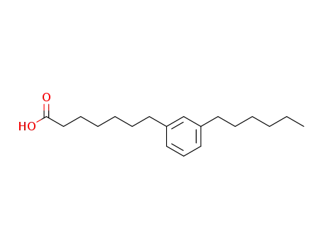 7-(3-hexylphenyl)heptanoic acid