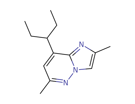 IMidazo[1,2-b]pyridazine, 8-(1-ethylpropyl)-2,6-diMethyl-