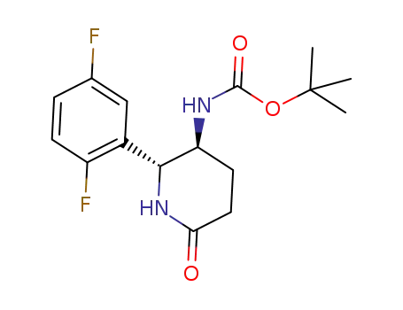 tert-butyl [(2R,3S)-2-(2,5-difluorophenyl)-6-oxopiperidin-3-yl]carbamate