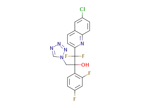 1-(6-Chloroquinolin-2-yl)-2-(2,4-difluorophenyl)-1,1-difluoro-3-(1H-tetrazol-1-yl)propan-2-ol