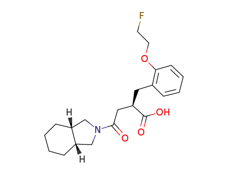 2-(2-fluoroethyloxybenzyl)-4-(cis-3a,4,5,6,7,7a-hexahydroisoindolin-2-yl)-4-oxobutanoic acid