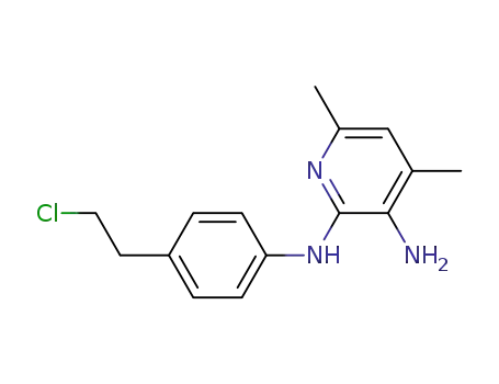 N<sub>2</sub>-[4-(2-chloroethyl)phenyl]-4,6-dimethyl-2,3-pyridinediamine