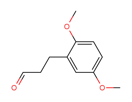 Molecular Structure of 33538-88-4 (3-(2,5-DIMETHOXY-PHENYL)-PROPIONALDEHYDE)