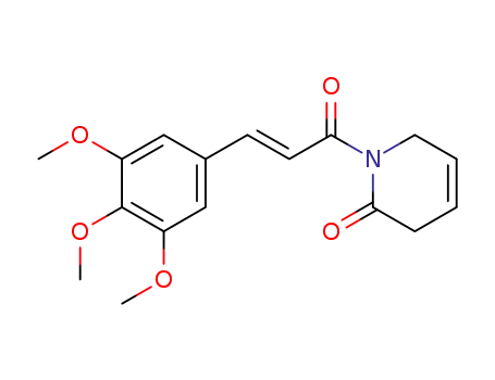 1-[(2E)-3-(3,4,5-trimethoxyphenyl)prop-2-enoyl]-3,6-dihydropyridin-2(1H)-one