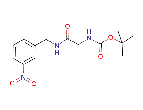 [2-[[(3-nitrophenyl)methyl]amino]-2-oxoethyl]-carbamic acid 1,1-dimethylethyl ester