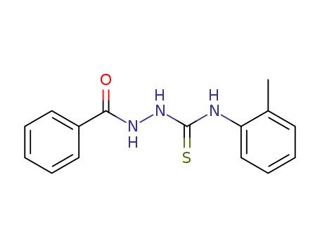 Molecular Structure of 97524-30-6 (1-benzoyl-4-(2-tolyl)thiosemicarbazide)