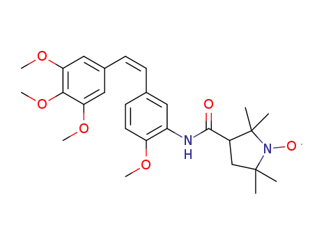 Molecular Structure of 1425495-88-0 (3'-N-(1-oxyl-2,2,5,5-tetramethyl-3-pyrrolidinylcarbonyl)-amido-AVE8063)