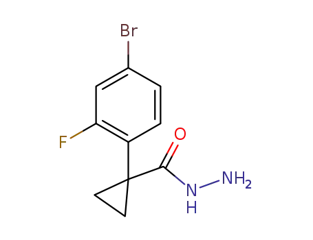 1-(4-bromo-2-fluorophenyl)cyclopropanecarbohydrazide
