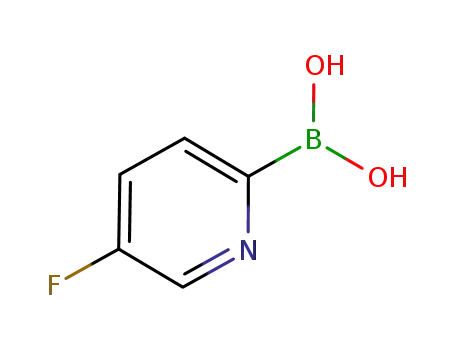 Molecular Structure of 946002-10-4 (5-Fluoropyridine-2-boronic acid)