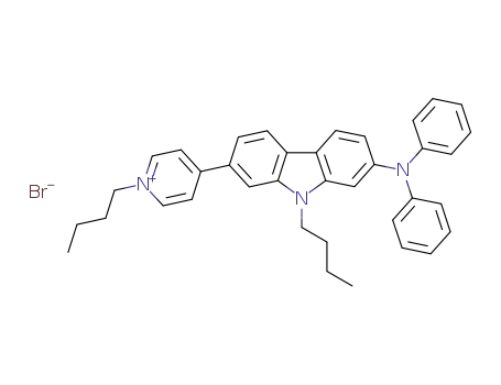 1-butyl-4-(9-butyl-7-(diphenylamino)-9H-carbazol-2-yl)pyridinium bromide