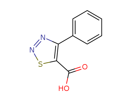 4-Phenyl-1,2,3-thiadiazole-5-carboxylic acid, 97%