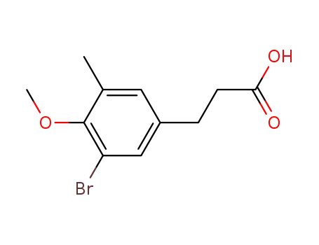 3-(3-bromo-4-methoxy-5-methylphenyl)propionic acid