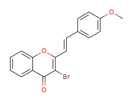 (E)-3-bromo-2-[2-(4-methoxyphenyl)vinyl]-4H-chromen-4-one