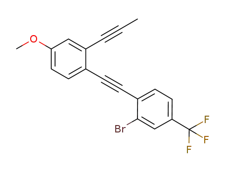 C<sub>19</sub>H<sub>12</sub>BrOF<sub>3</sub>