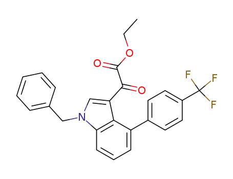 ethyl {1-benzyl-4-[4-(trifluoromethyl)phenyl]-1H-indol-3-yl}(oxo)acetate