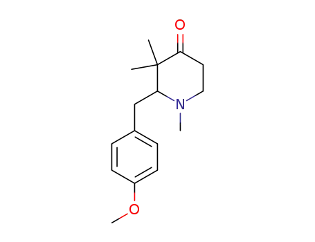 2- (4- 메 톡시 벤질) -1,3,3- 트리메틸 피 페리 딘 -4- 온