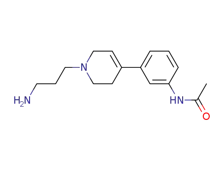 Acetamide,
N-[3-[1-(3-aminopropyl)-1,2,3,6-tetrahydro-4-pyridinyl]phenyl]-