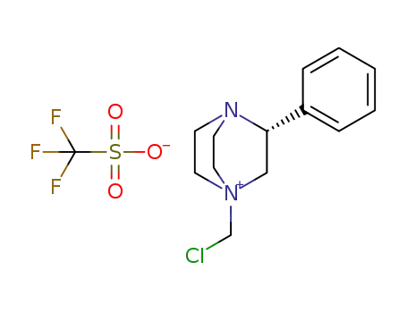 (3R)-1-(chloromethyl)-3-phenyl-4-aza-1-azoniabicyclo[2.2.2]octane trifluoromethanesulfonate