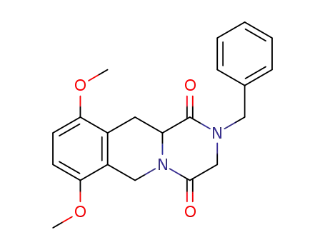 7,10-dimethoxy-2-benzyl-2,3,11,11a-tetrahydro-6H-pyrazino[1,2-b]isoquinoline-1,4-dione