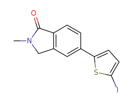 5-(5-iodothiophen-2-yl)-2-methylisoindolin-1-one
