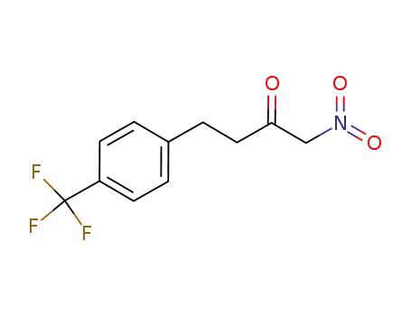 Molecular Structure of 603999-71-9 (2-Butanone, 1-nitro-4-[4-(trifluoromethyl)phenyl]-)