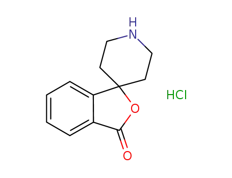 Molecular Structure of 172733-79-8 (Spiro[isobenzofuran-1(3H),4'-piperidin]-3-one hydrochloride)