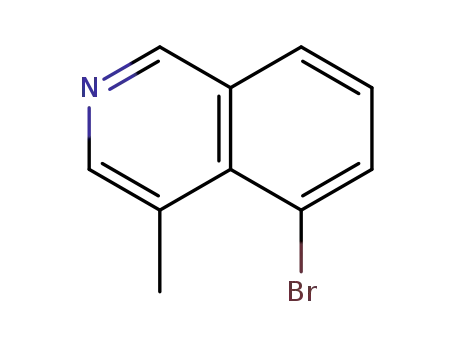 Molecular Structure of 651310-24-6 (5-Bromo-4-methylisoquinoline)