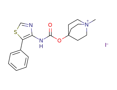 1-methyl-4-{[(5-phenyl-1,3-thiazol-4-yl)carbamoyl]oxy}-1-azoniabicyclo[2.2.2]octane iodide